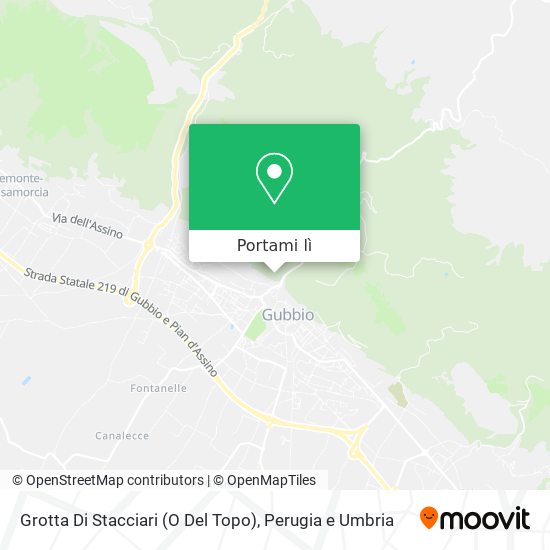 Mappa Grotta Di Stacciari (O Del Topo)