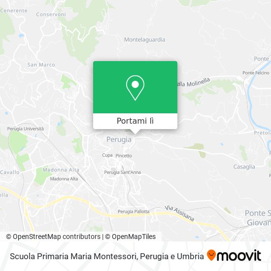 Mappa Scuola Primaria Maria Montessori