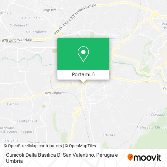 Mappa Cunicoli Della Basilica Di San Valentino