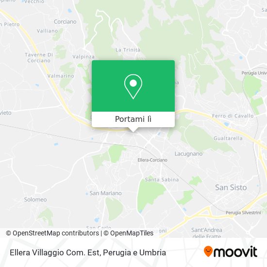 Mappa Ellera Villaggio Com. Est