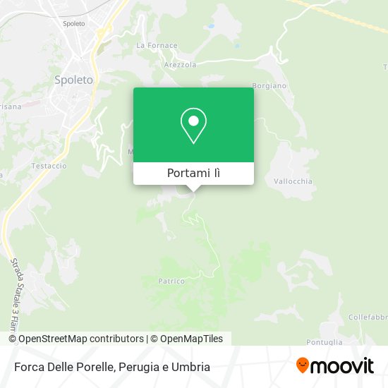Mappa Forca Delle Porelle