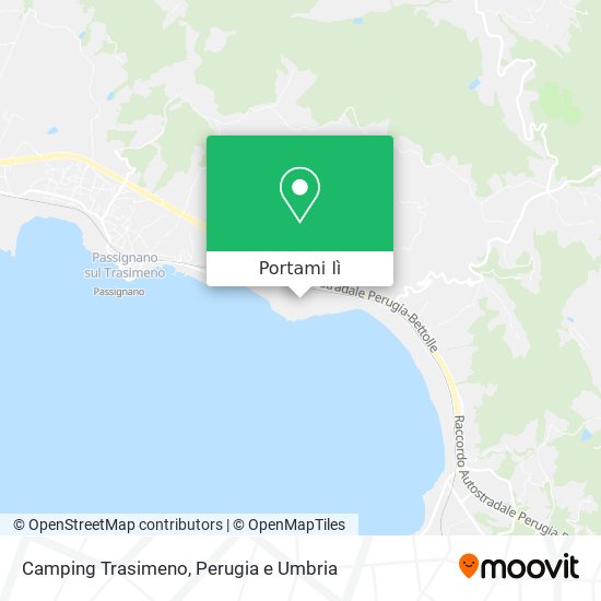 Mappa Camping Trasimeno