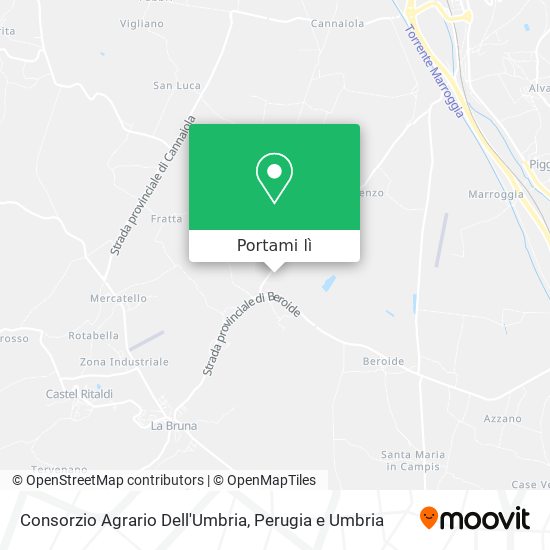Mappa Consorzio Agrario Dell'Umbria