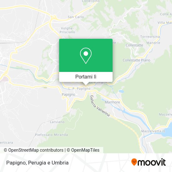 Mappa Papigno