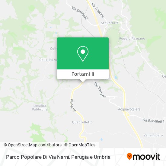 Mappa Parco Popolare Di Via Narni