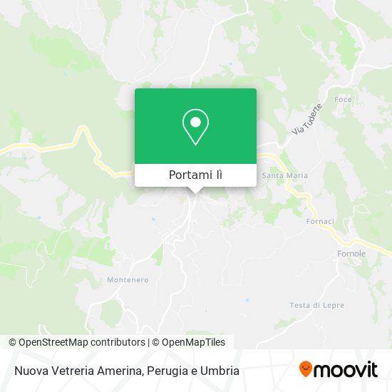 Mappa Nuova Vetreria Amerina