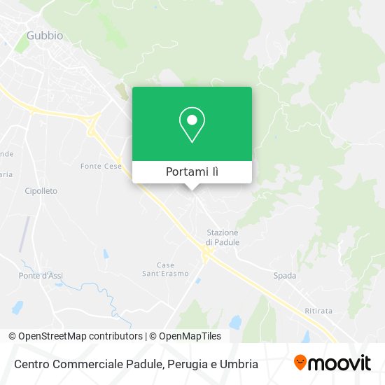 Mappa Centro Commerciale Padule