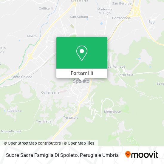 Mappa Suore Sacra Famiglia Di Spoleto