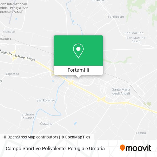 Mappa Campo Sportivo Polivalente