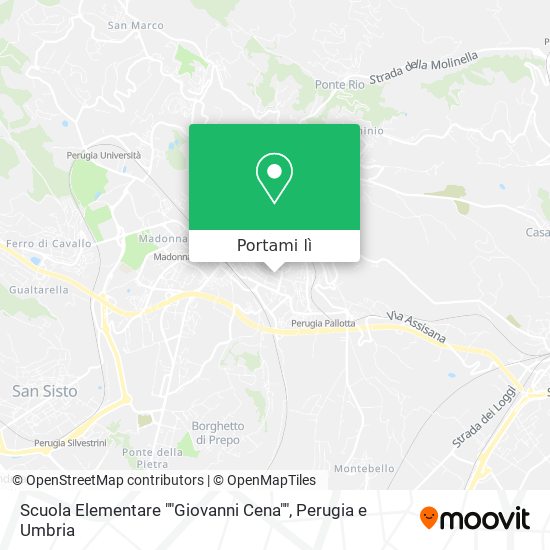 Mappa Scuola Elementare ""Giovanni Cena""
