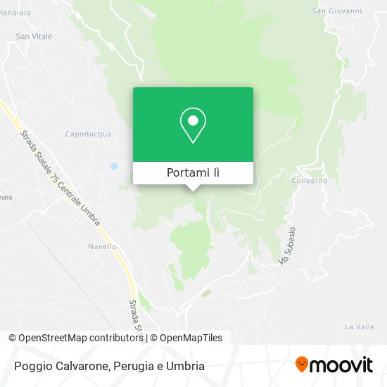 Mappa Poggio Calvarone