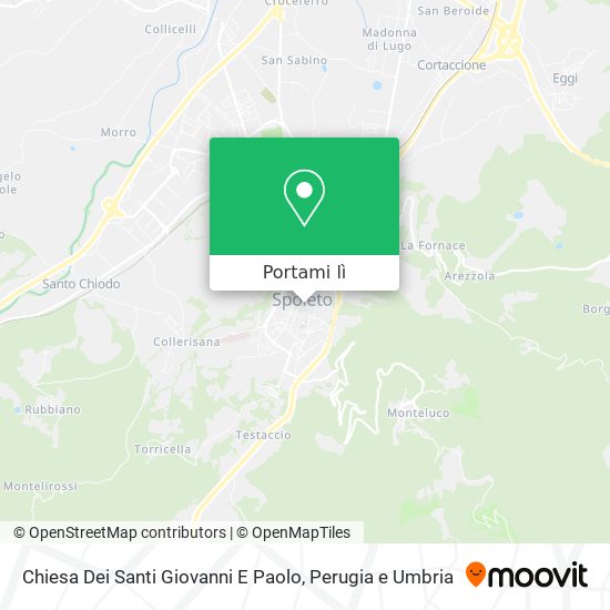 Mappa Chiesa Dei Santi Giovanni E Paolo