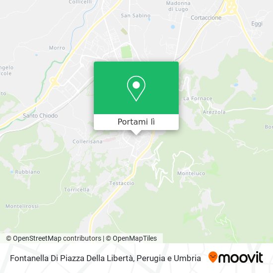 Mappa Fontanella Di Piazza Della Libertà