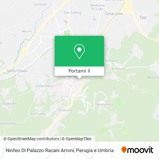 Mappa Ninfeo Di Palazzo Racani Arroni