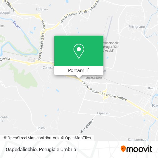 Mappa Ospedalicchio