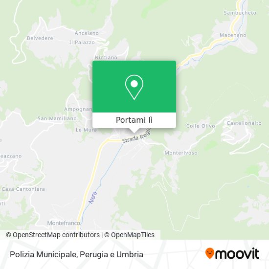 Mappa Polizia Municipale