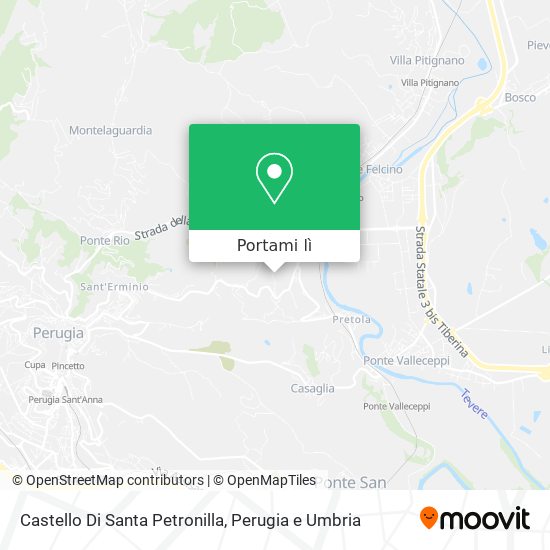 Mappa Castello Di Santa Petronilla