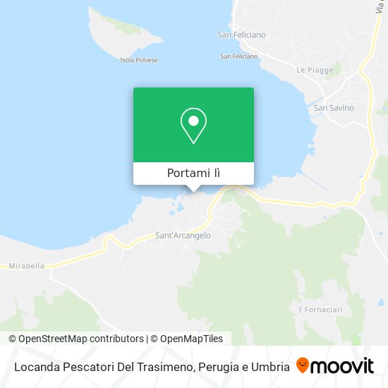 Mappa Locanda Pescatori Del Trasimeno