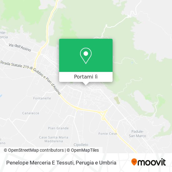 Mappa Penelope Merceria E Tessuti