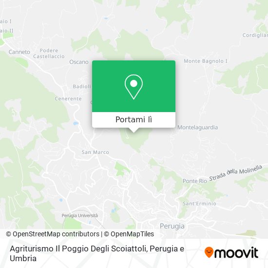 Mappa Agriturismo Il Poggio Degli Scoiattoli