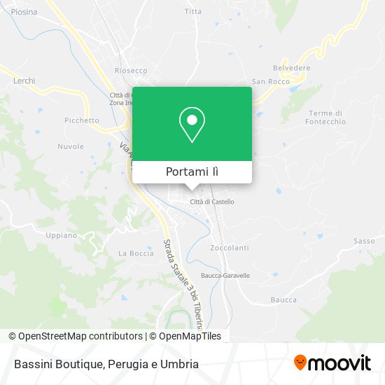 Mappa Bassini Boutique