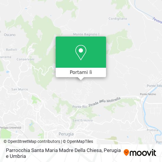 Mappa Parrocchia Santa Maria Madre Della Chiesa