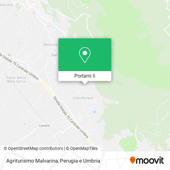 Mappa Agriturismo Malvarina