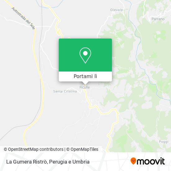 Mappa La Gumera Ristrò
