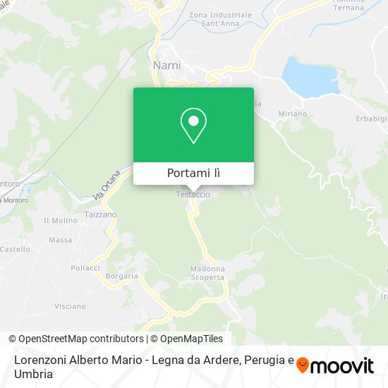 Mappa Lorenzoni Alberto Mario - Legna da Ardere