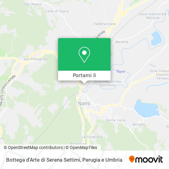 Mappa Bottega d'Arte di Serena Settimi