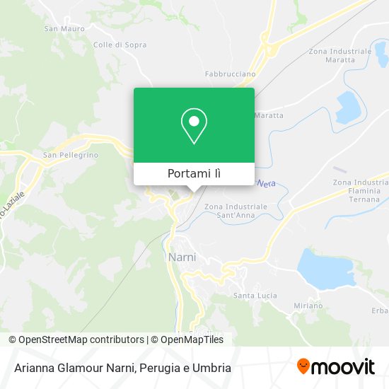 Mappa Arianna Glamour Narni