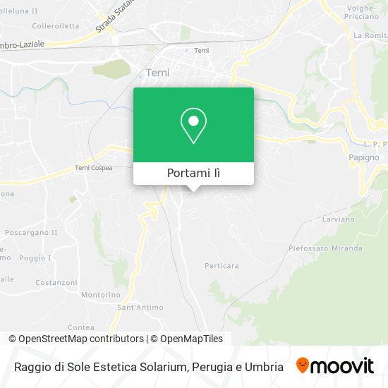 Mappa Raggio di Sole Estetica Solarium