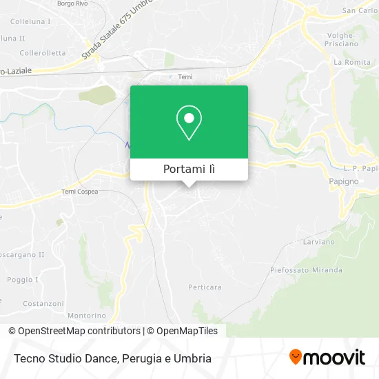 Mappa Tecno Studio Dance