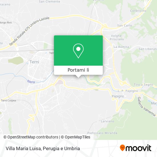 Mappa Villa Maria Luisa