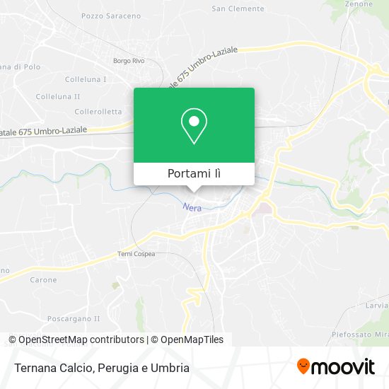 Mappa Ternana Calcio