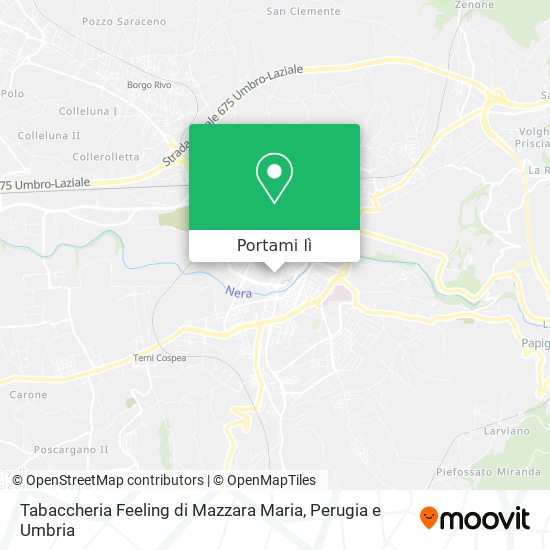 Mappa Tabaccheria Feeling di Mazzara Maria