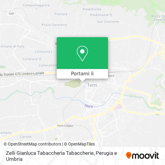 Mappa Zelli Gianluca Tabaccheria Tabaccherie