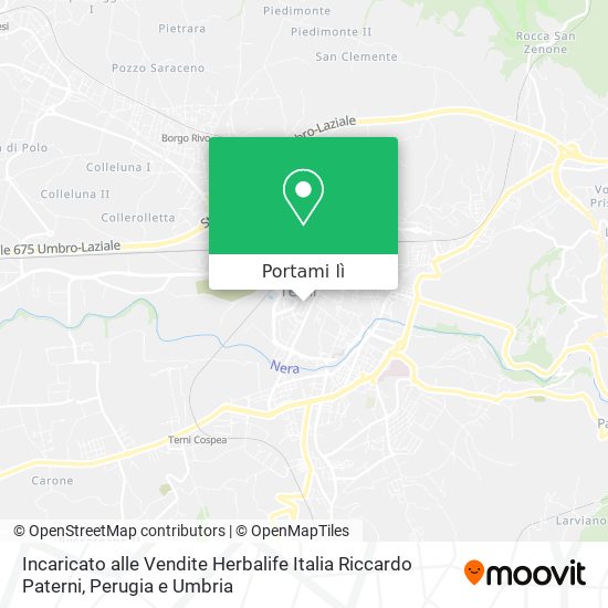 Mappa Incaricato alle Vendite Herbalife Italia Riccardo Paterni