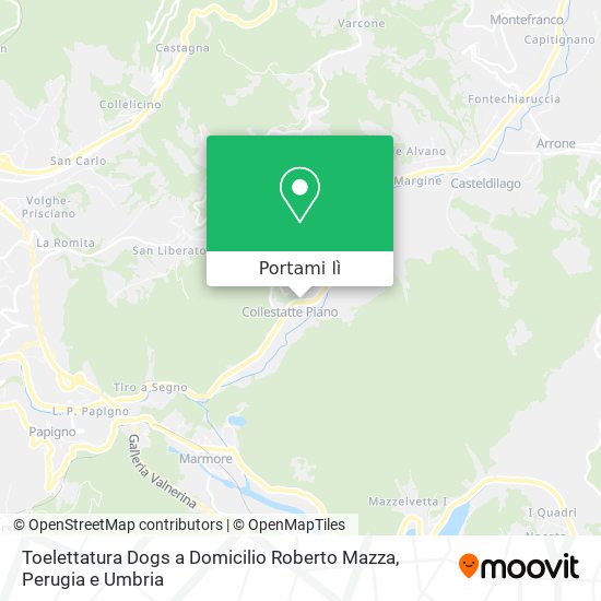 Mappa Toelettatura Dogs a Domicilio Roberto Mazza