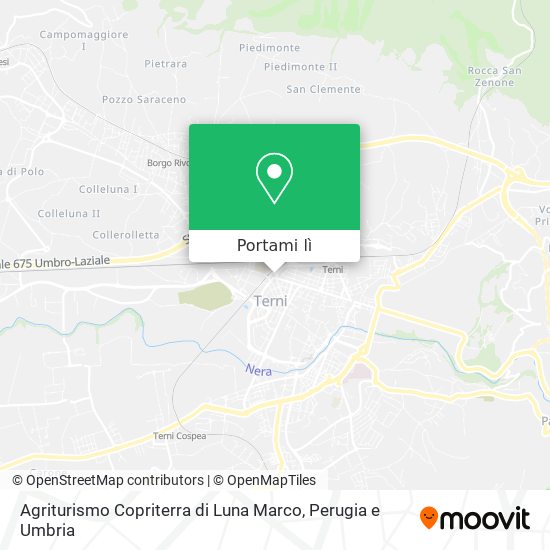 Mappa Agriturismo Copriterra di Luna Marco