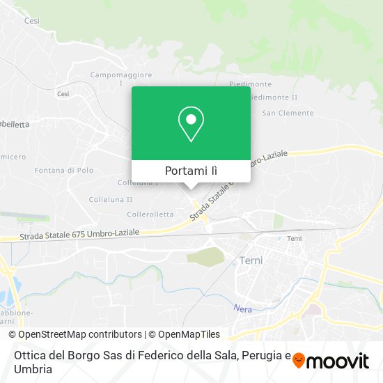 Mappa Ottica del Borgo Sas di Federico della Sala