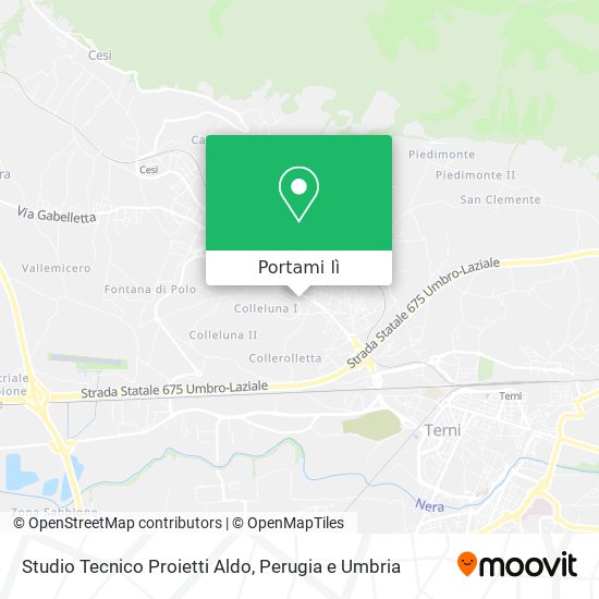 Mappa Studio Tecnico Proietti Aldo