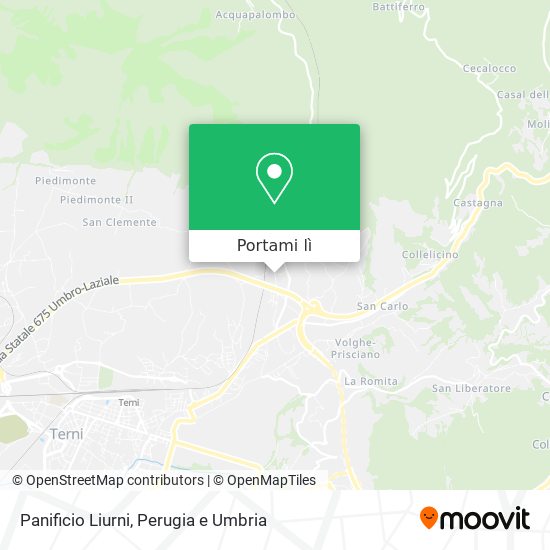 Mappa Panificio Liurni