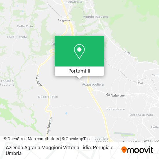 Mappa Azienda Agraria Maggioni Vittoria Lidia