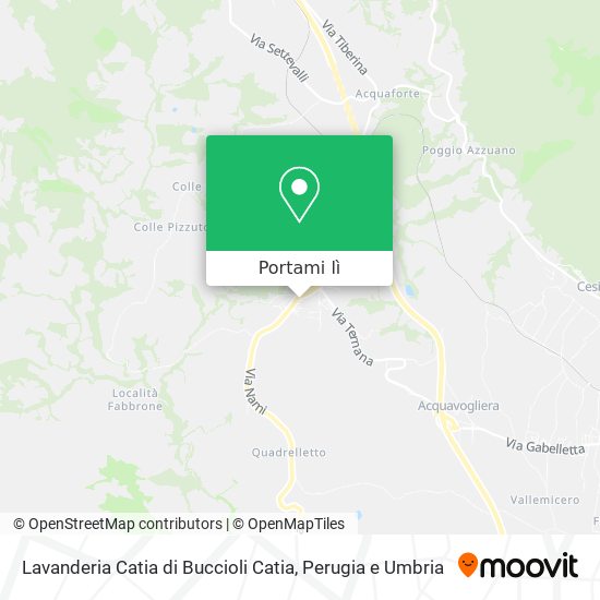 Mappa Lavanderia Catia di Buccioli Catia
