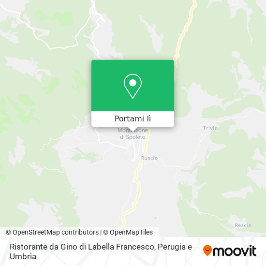 Mappa Ristorante da Gino di Labella Francesco