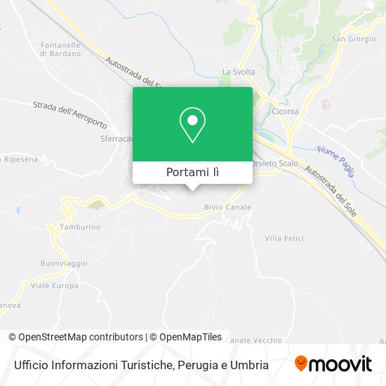 Mappa Ufficio Informazioni Turistiche