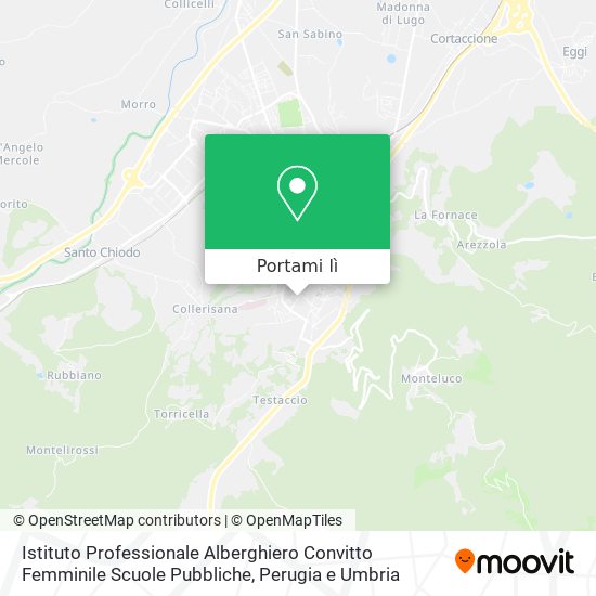 Mappa Istituto Professionale Alberghiero Convitto Femminile Scuole Pubbliche
