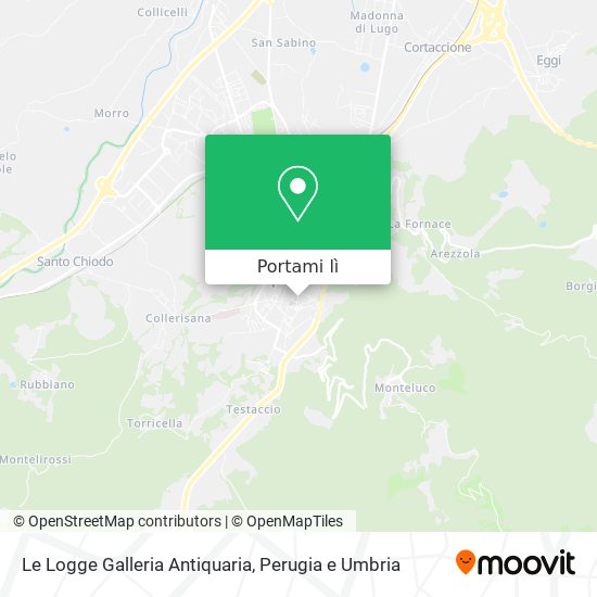 Mappa Le Logge Galleria Antiquaria