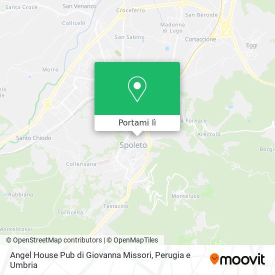 Mappa Angel House Pub di Giovanna Missori